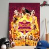 Arizona State Sun Devil Is The Big 12 2025 Women’s Volleyball Champions Back To Back NCAA Home Decor Poster Canvas