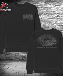 Blood Incantation Reflective Stargate Research Society Crewneck Sweatshirt Unisex T-Shirt