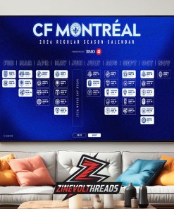 CF Montréal Release Official Schedule MLS 2026 Season Home Decor Poster Canvas