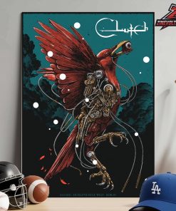 Clutch Band Celebrating 30 Years Of Their Iconic Self-Titled Album Poster At Huxleys Neue Welt Berlin On December 3rd 2025 Home Decor Poster Canvas