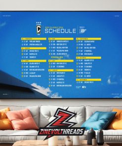 Columbus Crew FC Release Official Schedule MLS 2026 Season Home Decor Poster Canvas