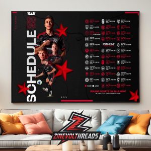 D.C. United Release Official Schedule MLS 2026 Season Home Decor Poster Canvas