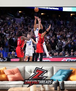 Desmond Bane 3-Points Buzzer Beater Game Winning Shot 2025-26 Magic Win Blazers Home Decor Poster Canvas