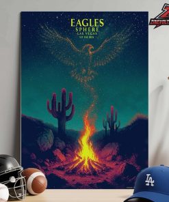 Eagles Artwork Poster Live At The Sphere Las Vegas On November 7-8th 2025 Home Decor Poster Canvas
