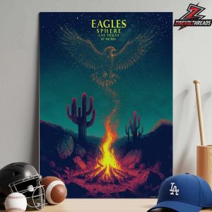 Eagles Artwork Poster Live At The Sphere Las Vegas On November 7-8th 2025 Home Decor Poster Canvas
