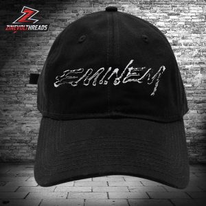 Eminem Cyber Week 2025 Merch Chrome Logo Dad Hat Snapback Classic Cap