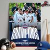 Georgetown Hoyas Goes Back To Back Big East Men’s Soccer Champions NCAA 2025 Home Decor Poster Canvas