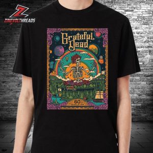 Grateful Dead Poster Celebrating 60 Years Of Music And Culture From 1965-2025 Classic T-Shirt
