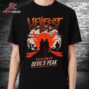 Hellfest Collector II 2026 Tales From The Pit Devil’s Peak Tee Classic T-Shirt