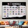 San Diego FC Release Official Schedule MLS 2026 Season Home Decor Poster Canvas