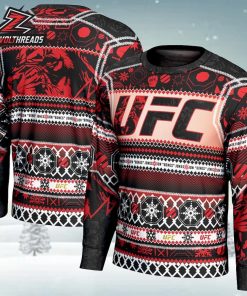 Jon Jones UFC 2025 Holiday Sweater Xmas Gift Christmas Ugly Sweater