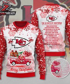 Kansas City Chiefs 12 Days of Chiefsmas Sweater For Men And Women Christmas Holiday