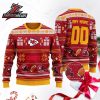 Kansas City Chiefs Christmas Reindeers Pattern Ugly Christmas Sweater For Men And Women Christmas Holiday