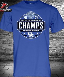 Kentucky Wildcats 2025 SEC Women’s Volleyball Conference Tournament Champions Locker Room Unisex T-Shirt