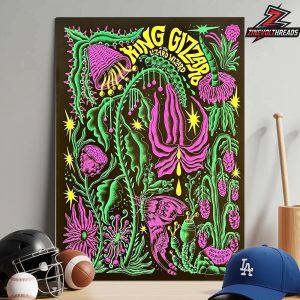 King Gizzard And The Lizard Wizard Event Tour Poster At 013 Tilburg NL On November 6th 2025 Home Decor Poster Canvas
