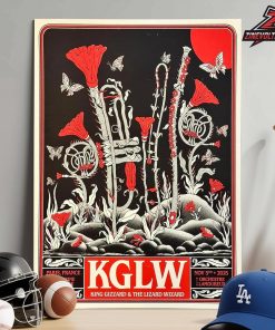 King Gizzard And The Lizard Wizard Event Tour Poster At La Seine Musicale Paris France On November 5th 2025 Home Decor Poster Canvas