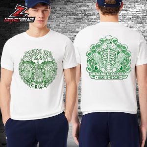 King Gizzard And The Lizzard Wizard Field Of Vision Tee Show At Buena Vista CO On August 15-17th 2025 Two Sided Unisex T-Shirt