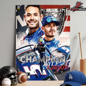 Kyle Larson Is A Two-Time Nascar Cup Series Champion Wall Decor Poster Canvas