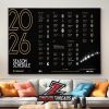 Austin FC Release Official Schedule MLS 2026 Season Home Decor Poster Canvas