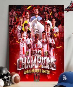 Maryland Terrapins Are The 2025 Big 10 Champions NCAA Men’s Soccer Home Decor Poster Canvas
