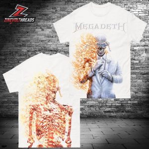 Megadeth Flame Vic Jumbo Tee Merchandise Limited Classic T-Shirt