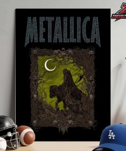Metallica Celebrating Release Of Load Remastered The Outlaw Torn Screen Printed Home Decor Poster Canvas