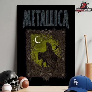 Metallica Celebrating Release Of Load Remastered The Outlaw Torn Screen Printed Home Decor Poster Canvas
