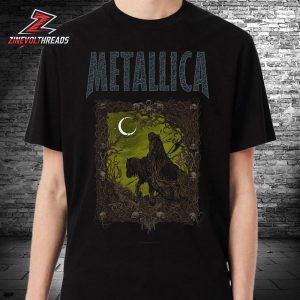 Metallica Celebrating Release Of Load Remastered The Outlaw Torn Screen Printed Unisex T-Shirt