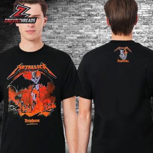 Metallica M72 World Tour 2025 Artwork Tee By Ken Taylor Merch Pop Up Shop At Brisbane Australia On November 12th 2025 Two Sided Classic T-Shirt