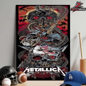 Metallica M72 World Tour 2025 Pop Up Venue Poster Merch At Marvel Stadium Melbourne Australia On Saturday November 8th 2025 Home Decor Poster Canvas