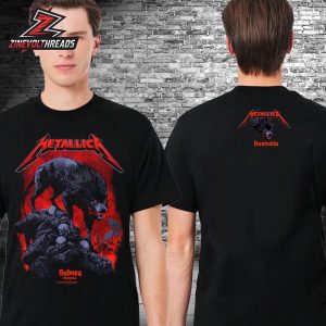 Metallica M72 World Tour 2025 Venue Art Tee By Ken Taylor  Merch Pop Up Shop At Accor Stadium Sydney Australia On November 15th 2025 Two Sided Classic T-Shirt