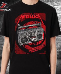 Metallica M72 World Tour 2025 Venue Poster By Glenno Smith At Pop Up Shop Adelaide Oval Adelaide Australia On Saturday November 5th 2025 Classic T-Shirt