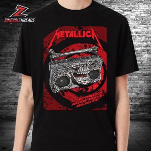 Metallica M72 World Tour 2025 Venue Poster By Glenno Smith At Pop Up Shop Adelaide Oval Adelaide Australia On Saturday November 5th 2025 Classic T-Shirt