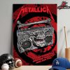Metallica M72 World Tour 2025 Venue Poster Merch Pop Up Shop At Marvel Stadium Melbourne Australia On Saturday November 8th 2025 Home Decor Poster Canvas