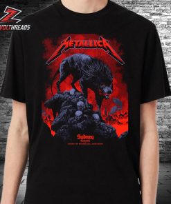 Metallica M72 World Tour 2025 Venue Poster Merch Pop Up Shop At Accor Stadium Sydney Australia On November 15th 2025 Classic T-Shirt