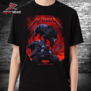 Metallica M72 World Tour 2025 Venue Poster Merch Pop Up Shop At Accor Stadium Sydney Australia On November 15th 2025 Classic T-Shirt