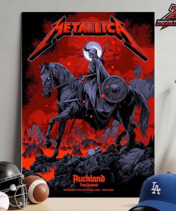 Metallica M72 World Tour 2025 Venue Poster Merch Pop Up Shop At Eden Park Auckland New Zealand On November 19th 2025 Home Decor Poster Canvas
