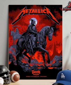 Metallica M72 World Tour 2025 Venue Poster Merch Pop Up Shop At Optus Stadium On Saturday November 1st 2025 Wall Decor Poster Canvas