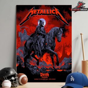 Metallica M72 World Tour 2025 Venue Poster Merch Pop Up Shop At Optus Stadium On Saturday November 1st 2025 Wall Decor Poster Canvas
