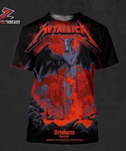 Metallica M72 World Tour 2025 Venue Poster Merch Pop Up Shop At Suncorp Stadium Brisbane  Australia On Wednesday November 12th 2025 All Over Print Shirt