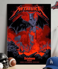 Metallica M72 World Tour 2025 Venue Poster Merch Pop Up Shop At Suncorp Stadium Brisbane Australia On Wednesday November 12th 2025 Home Decor Poster Canvas