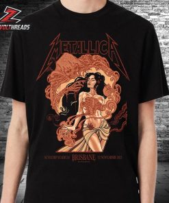 Metallica M72 World Tour 2025 Venue Tee By Teniele Sadd At Pop Up Shop Suncorp Stadium Brisbane Australia On November 12th 2025 Classic T-Shirt