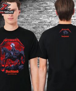 Metallica M72 World Tour 2025 Venue Tee Merch Pop Up Shop At Eden Park Auckland New Zealand On November 19th 2025 Two Sided Classic T-Shirt