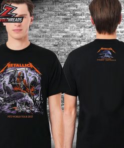 Metallica M72 World Tour Venue Artwork Tee By Blair Sayer Pop Up Shop At Accor Stadium Sydney Australia On November 15th 2025 Two Sided Classic T-Shirt