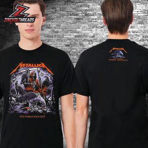 Metallica M72 World Tour Venue Artwork Tee By Blair Sayer Pop Up Shop At Accor Stadium Sydney Australia On November 15th 2025 Two Sided Classic T-Shirt