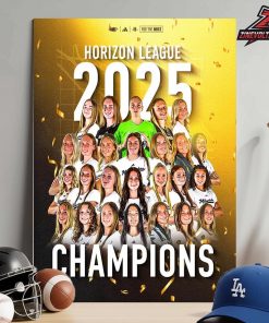 Milwaukee Panthers Are 2025 Horizon League Tournament Champions NCAA Women’s Soccer Home Decor Poster Canvas