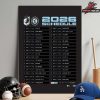 CF Montréal Release Official Schedule MLS 2026 Season Home Decor Poster Canvas