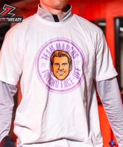 Minnesota Wild Team Marcus Foglino Face Off NHL Unisex T-Shirt