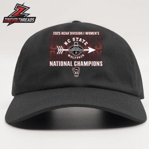 North Carolina State Wolfpack 2025 Women’s Cross Country NCAA Champs Snapback Classic Hat Cap