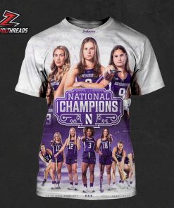 Northwestern Wildcats Are 2025 NCAA Field Hockey National Champions 3rd Title In 5 Season All Over Print Shirt